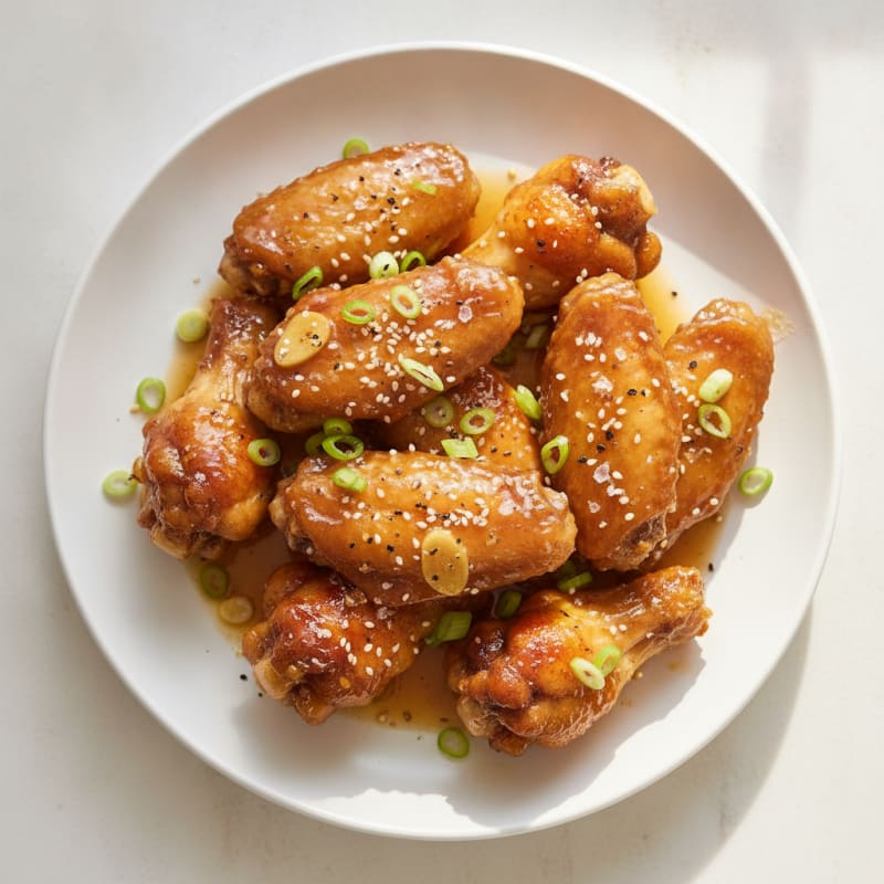 Honey-Garlic Glazed Chicken Wings