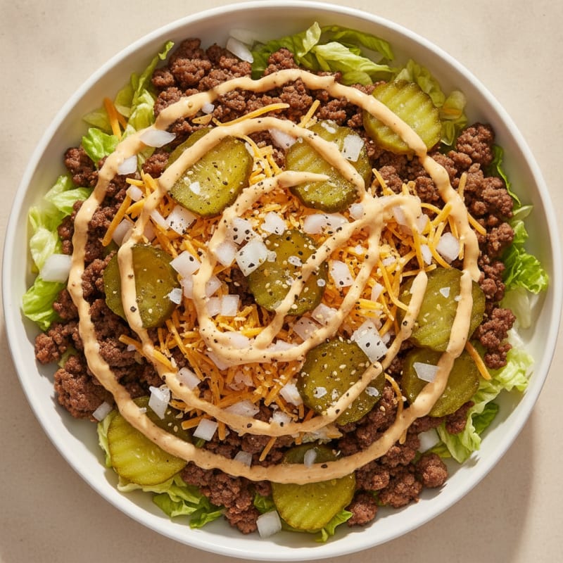 Big Mac Protein Bowl