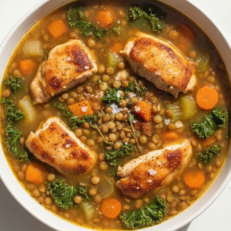 Hearty Lentil and Vegetable Soup