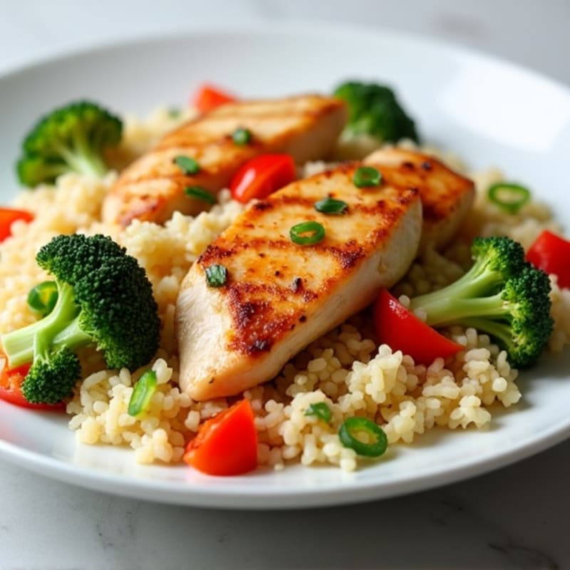 Cauliflower Rice Chicken Stir-Fry