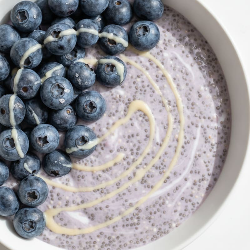 Blueberry Chia Seed Pudding