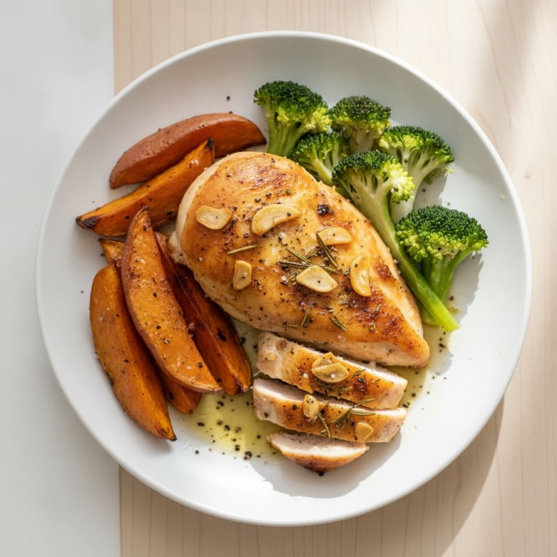 Garlic Herb Roasted Chicken Breast