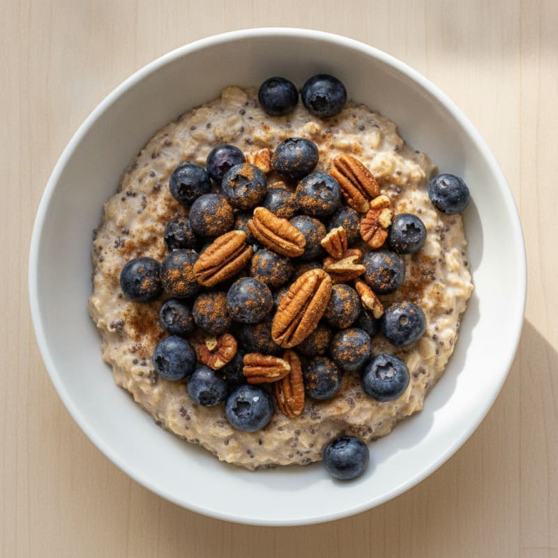 Blueberry Pecan Overnight Oats