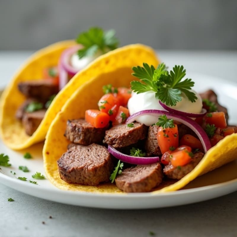 Spicy Lime-Marinated Steak Street Tacos
