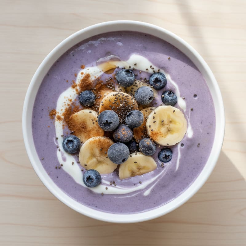 Blueberry Banana Protein Smoothie