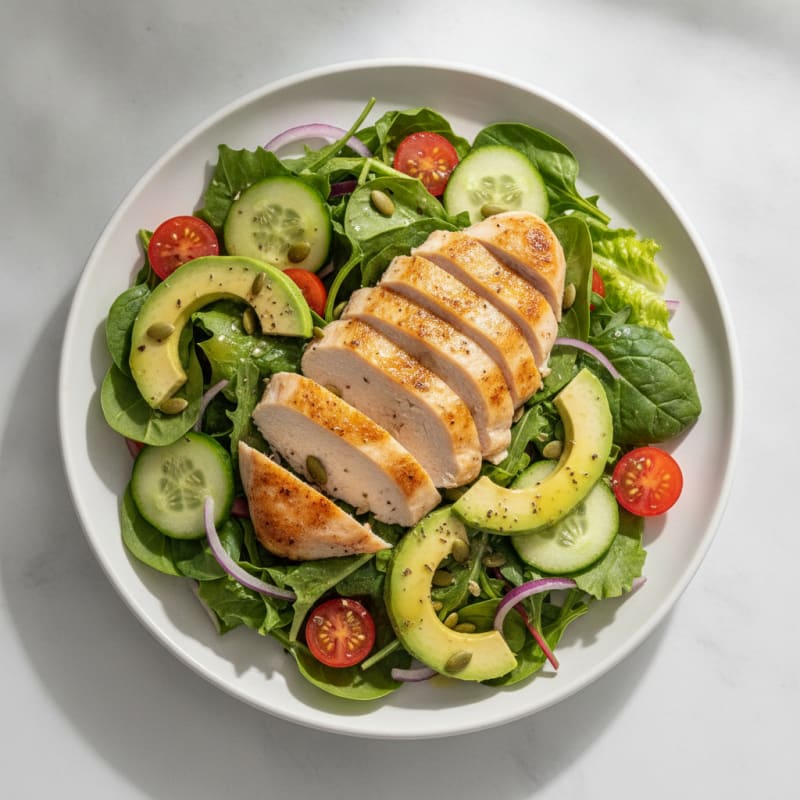 Vibrant Garden Green Salad