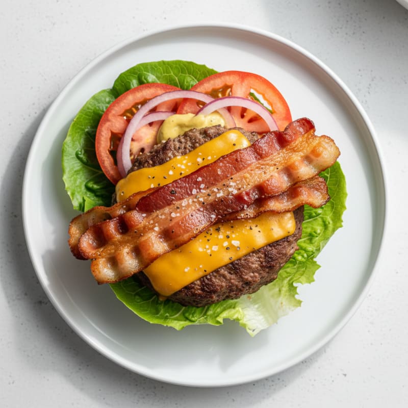 Bacon Cheddar Beef Burger