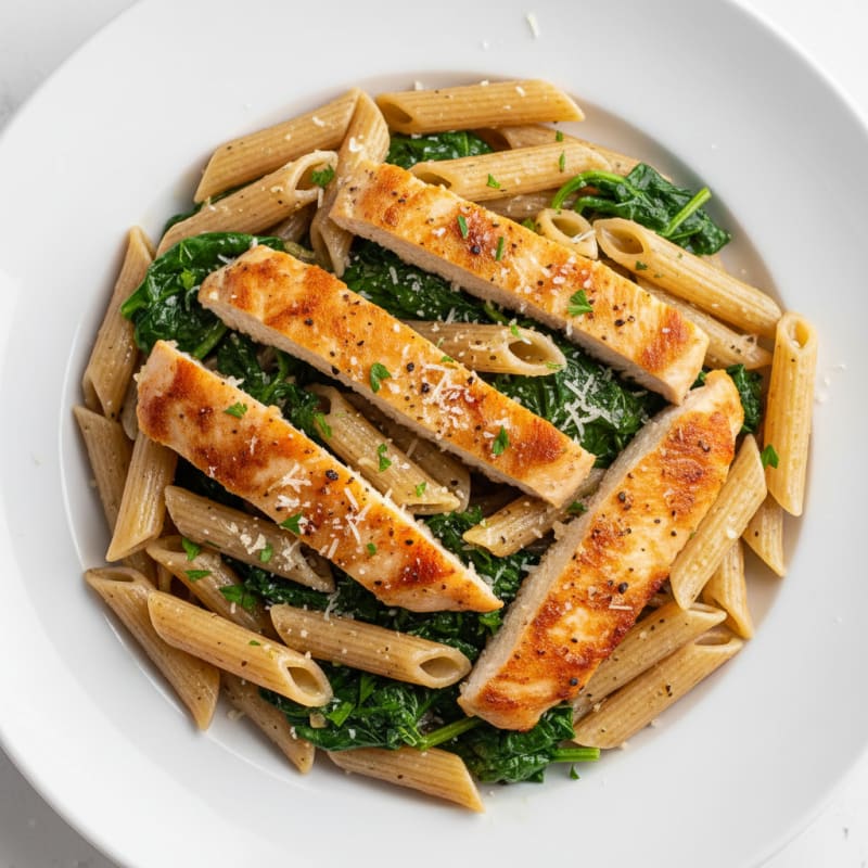 Garlic Herb Chicken Penne Pasta