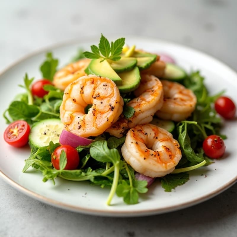 Fresh Zesty Shrimp and Avocado Salad