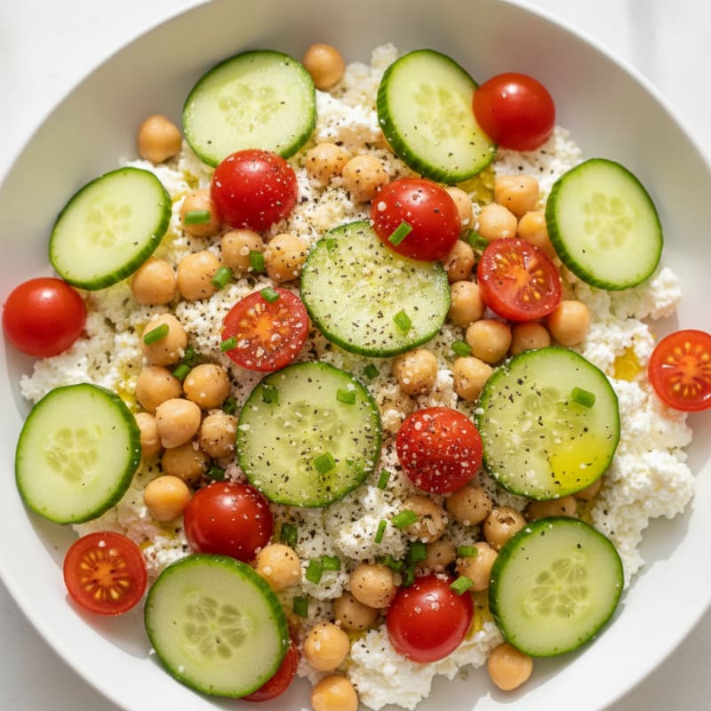 Savory Herb Cottage Cheese Bowl