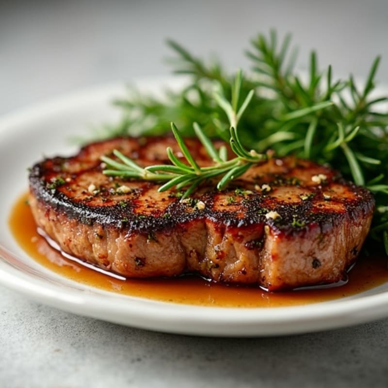 Herb-Crusted Pan-Seared Sirloin Steak