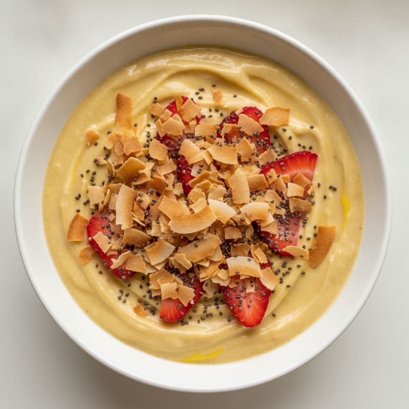 High-Protein Tropical Smoothie Bowl