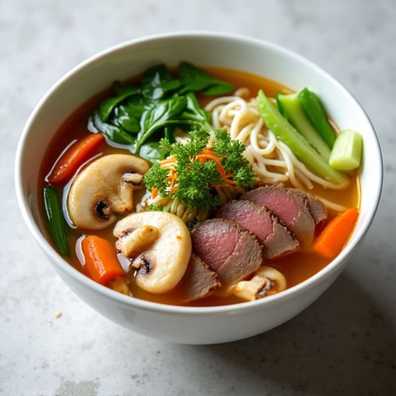 Ginger-Lemongrass Beef Noodle Soup