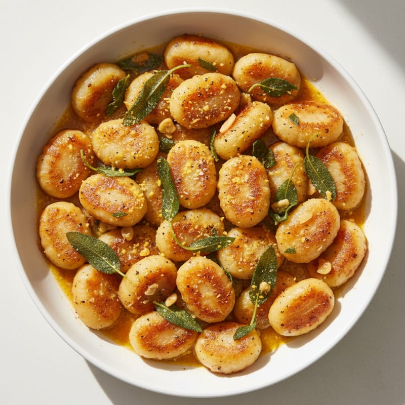 Ricotta Gnocchi with Sage Butter Sauce