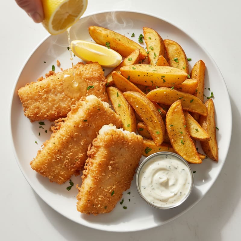 Classic Beer-Battered Fish and Chips