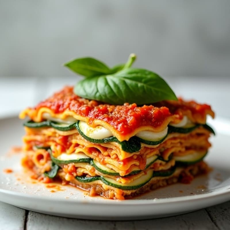 Healthy Layered Veggie Lasagna
