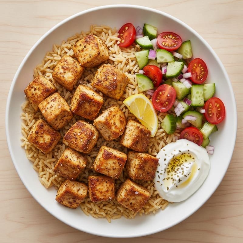 Chicken Shawarma Rice Bowl
