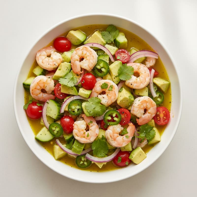 Citrus Shrimp and Avocado Ceviche