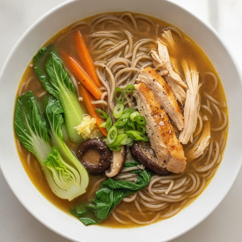 Nourishing Bone Broth Noodle Soup