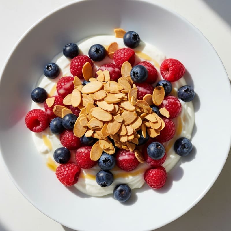 Creamy Greek Yogurt Protein Parfait with Mixed Berries