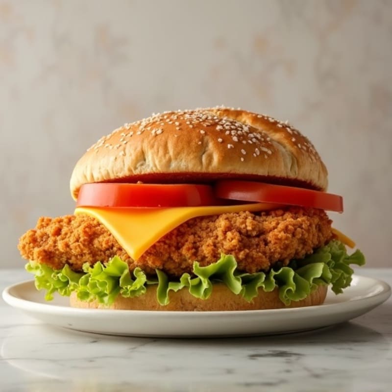 Crispy Air-Fried Chicken Sandwich
