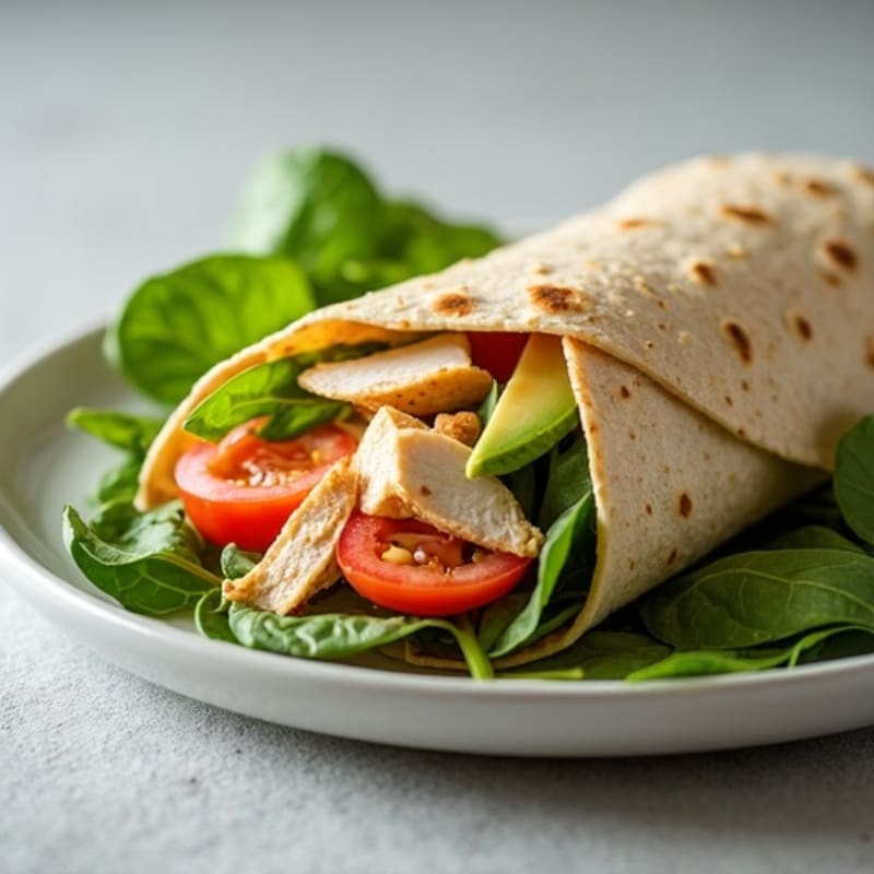 Fresh Turkey and Creamy Avocado Wrap
