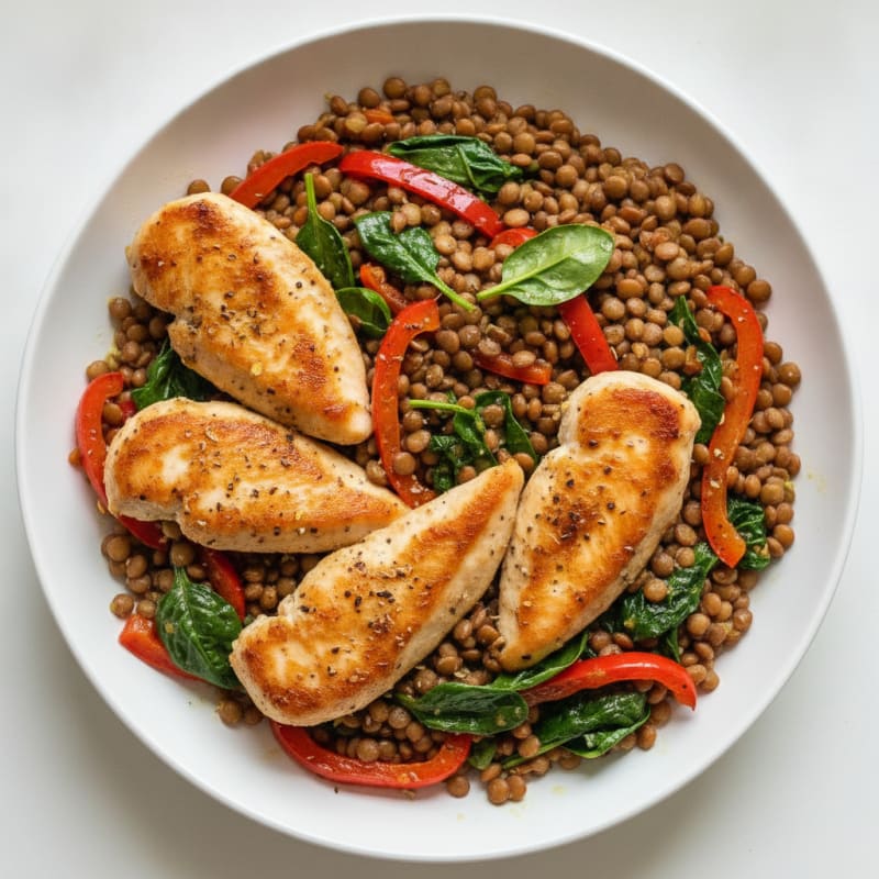 Lentil and Vegetable Protein Bowl