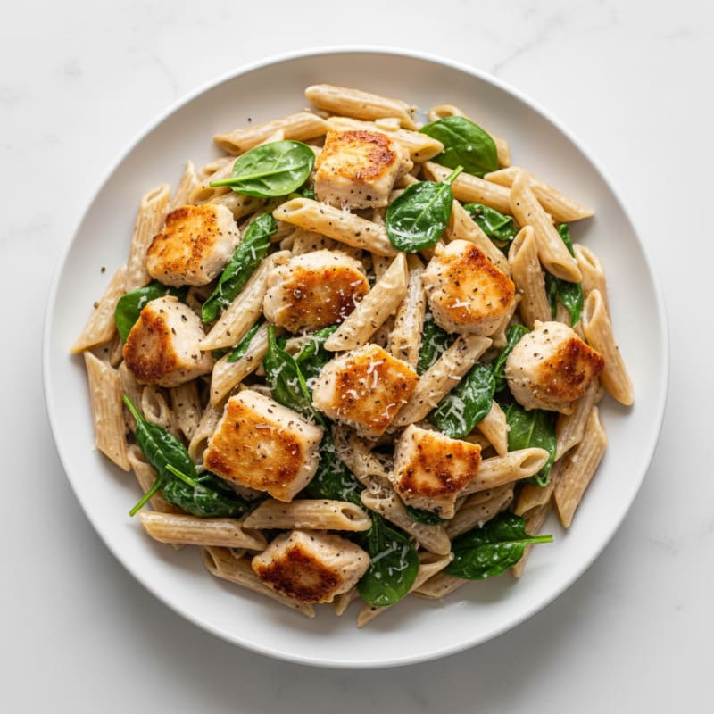 Garlic Parmesan Chicken Alfredo Pasta