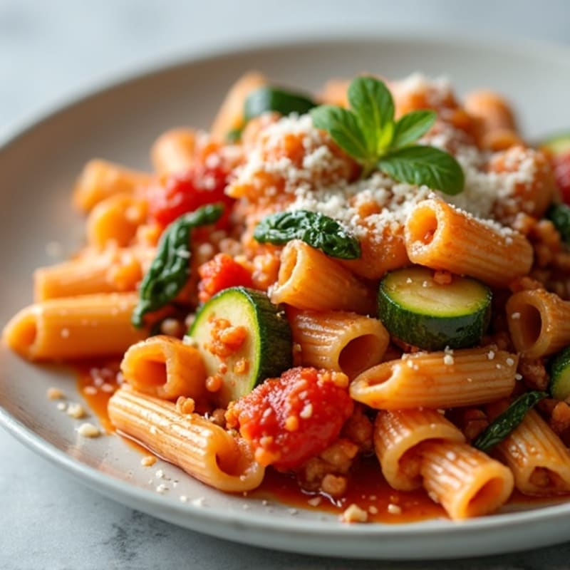 Protein-Packed Turkey and Veggie Baked Ziti