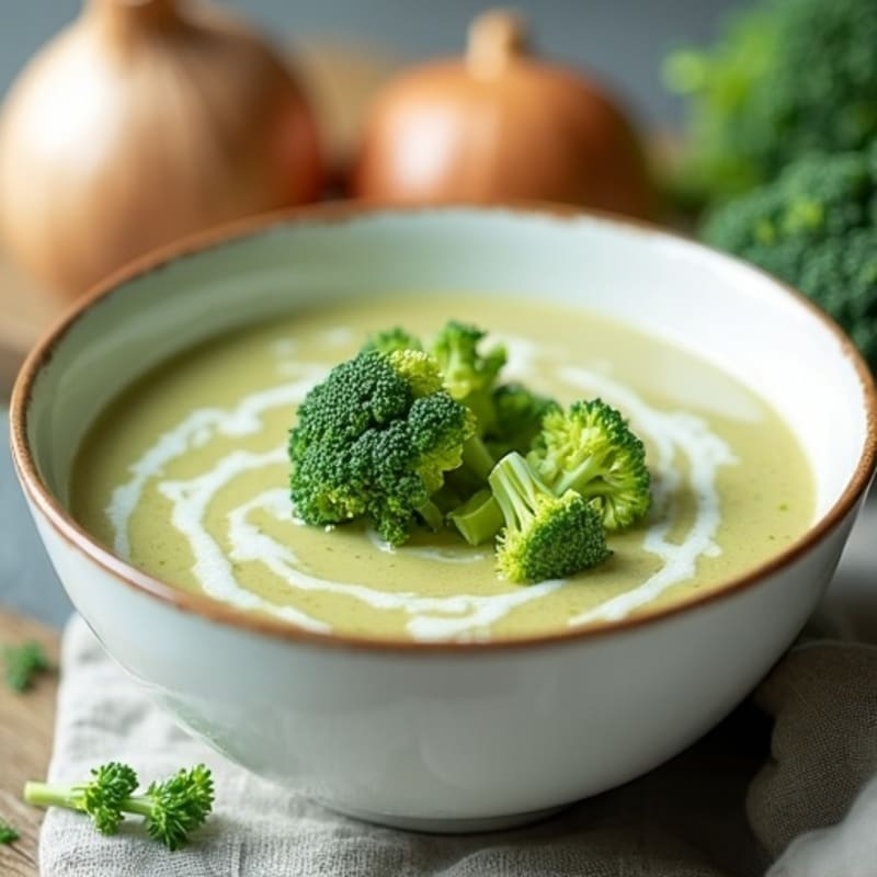 Healthy Creamy Broccoli Soup