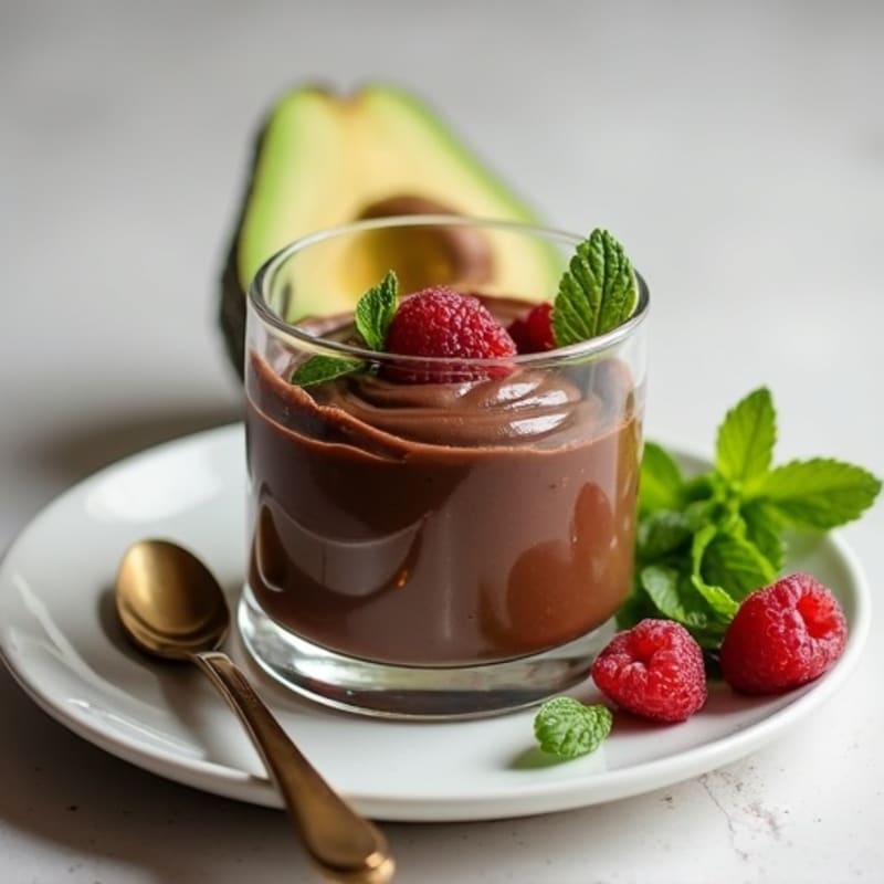 Dark Chocolate Avocado Mousse