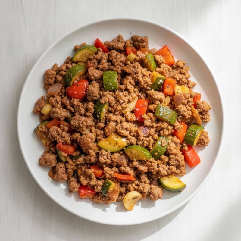 Ground Beef and Vegetable Skillet