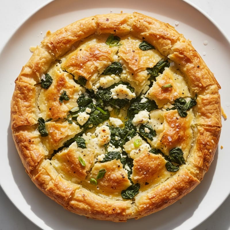 Spinach and Feta Phyllo Pie