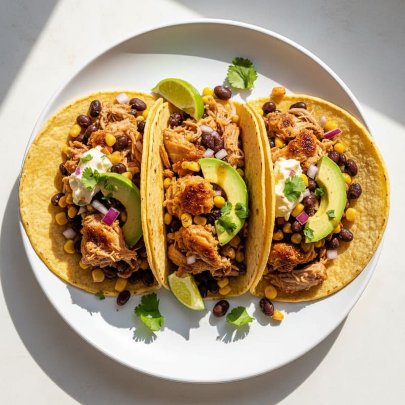 Slow-Cooked Pork Carnitas Tacos