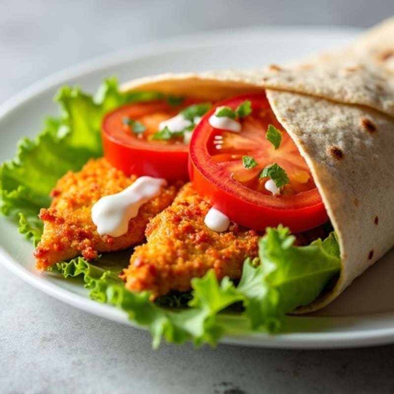 Crispy Buffalo Ranch Chicken Wrap