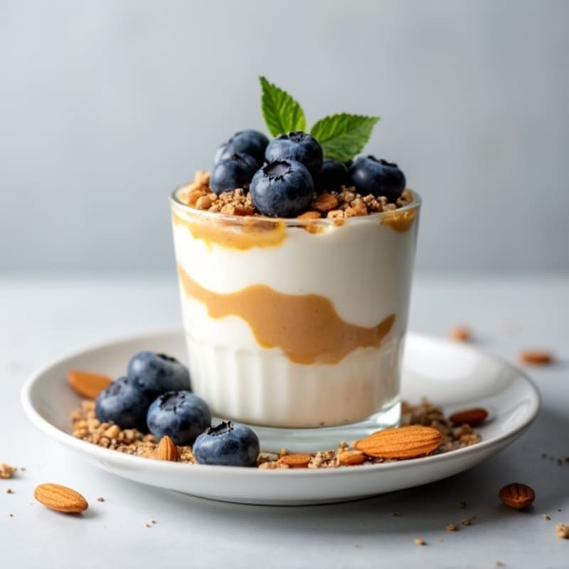 Creamy Greek Yogurt Protein Parfait with Almond Butter