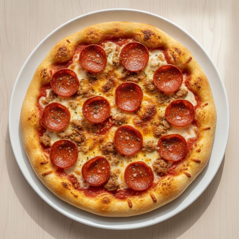 Pepperoni Stuffed Crust Pizza