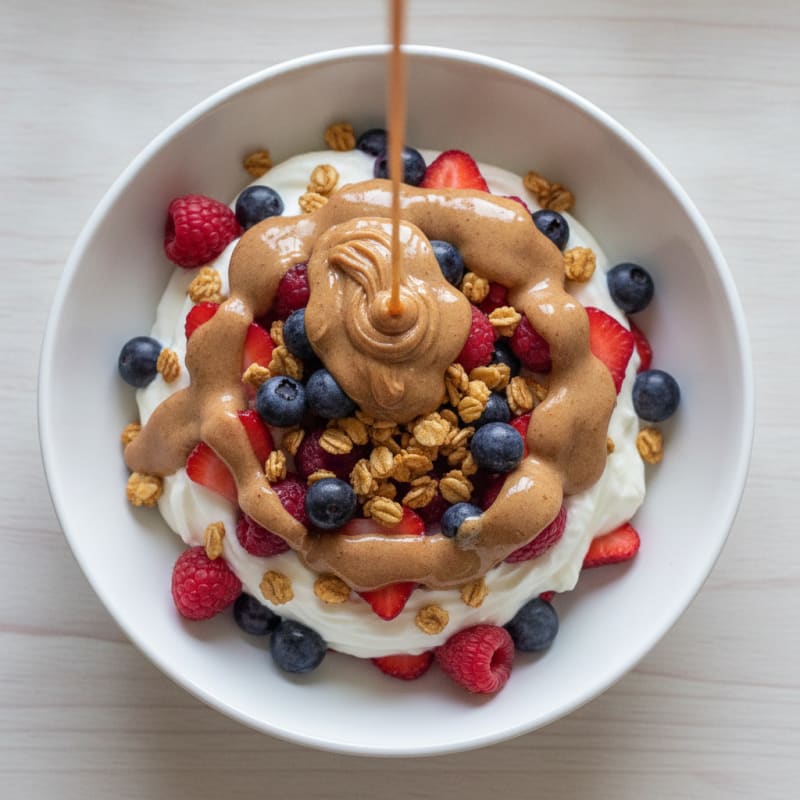 Silky Greek Yogurt and Mixed Berry Protein Parfait