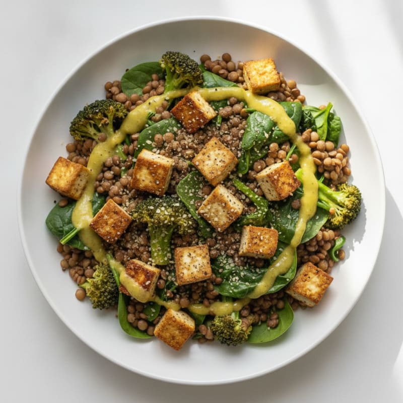 Lentil and Vegetable Protein Bowl