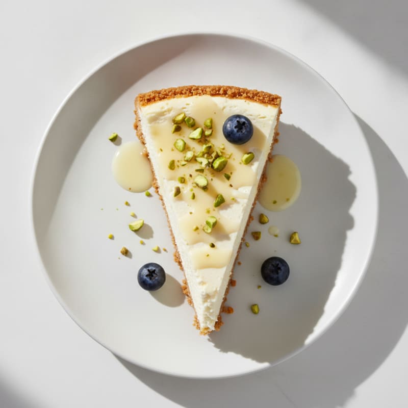 Creamy Greek Yogurt Protein Cheesecake