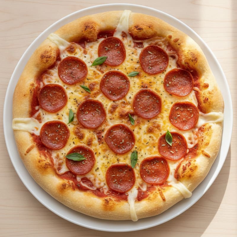 Stuffed Crust Pepperoni Pizza