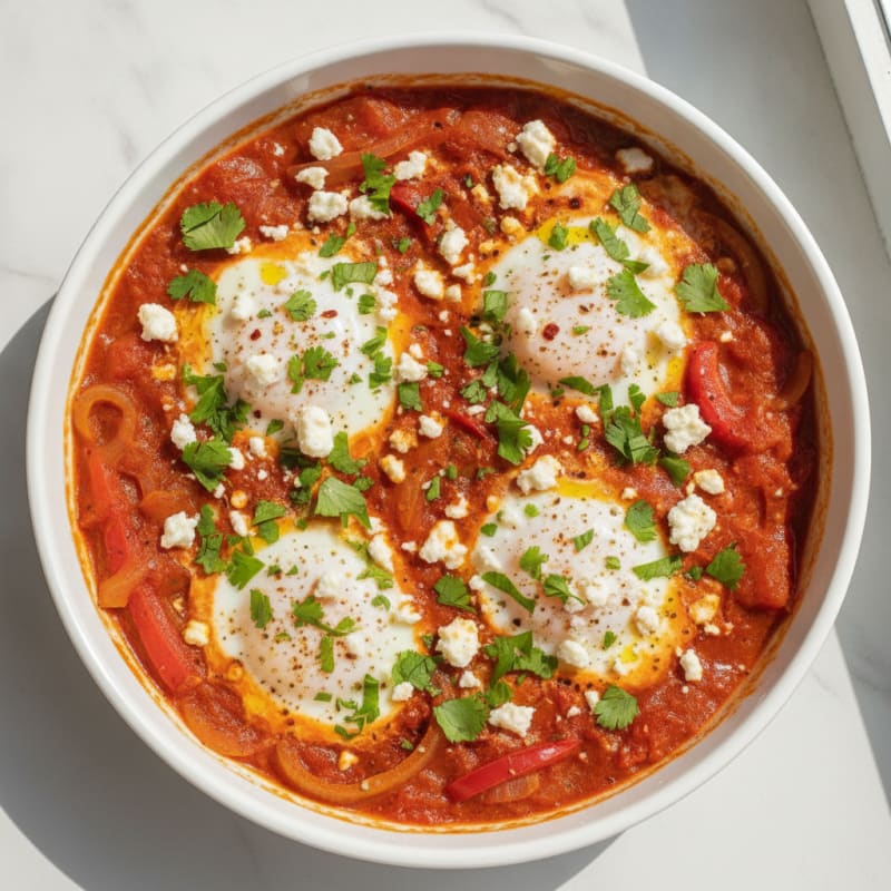 Shakshuka with Feta and Herbs