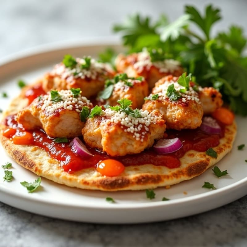 Crispy BBQ Chicken Flatbread Pizza