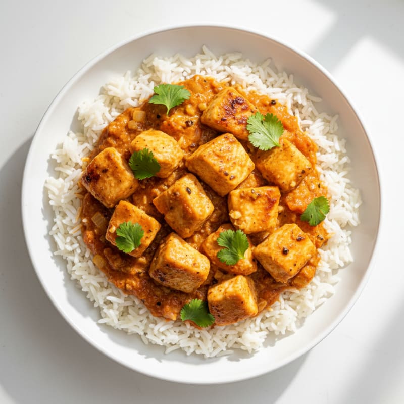 Creamy Spiced Chicken Masala with Basmati