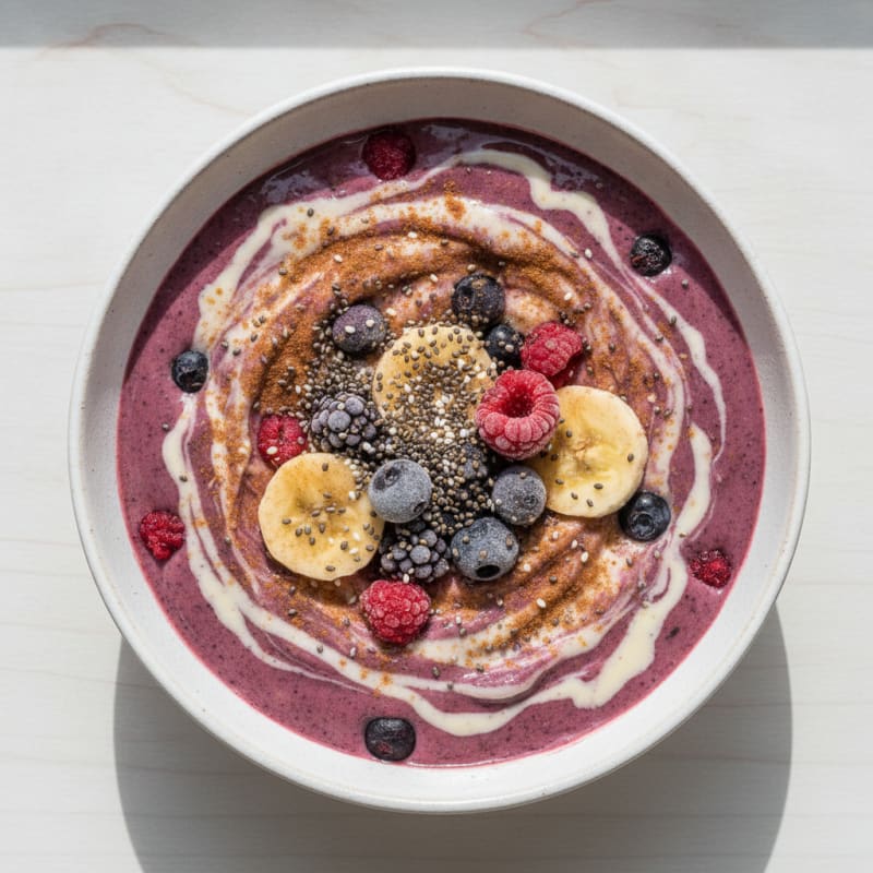Berry Banana Protein Power Smoothie
