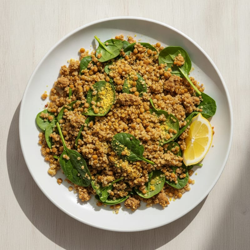 Crispy Lentil and Quinoa Power Salad