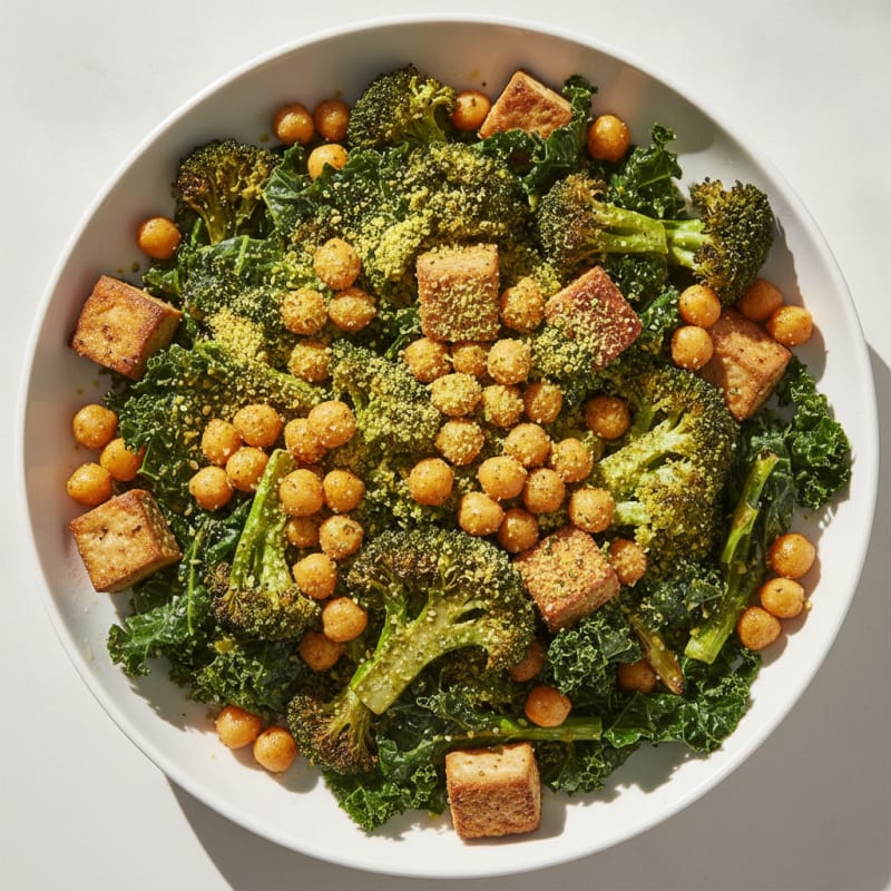Roasted Vegetable and Chickpea Power Bowl