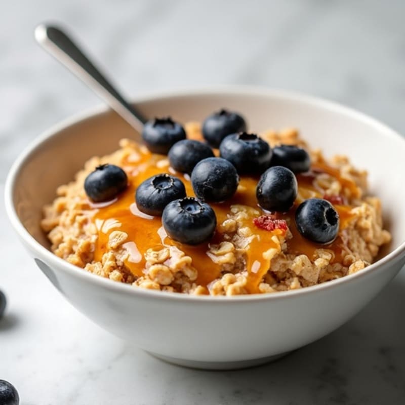 Maple Glazed Protein Baked Oats