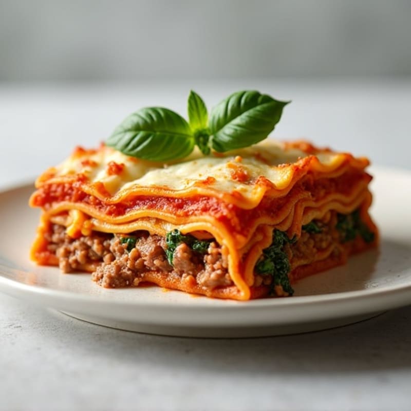 Hearty Baked Lean Ground Beef Lasagna