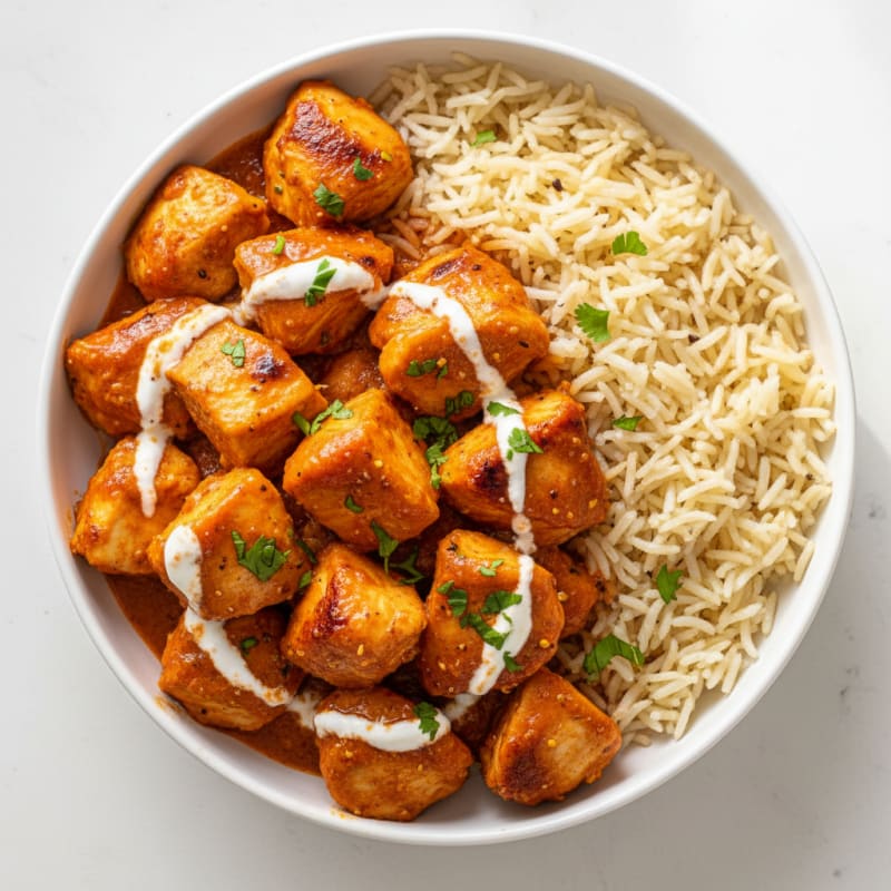 Spiced Butter Chicken with Basmati Rice